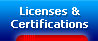 Licenses & Certifications